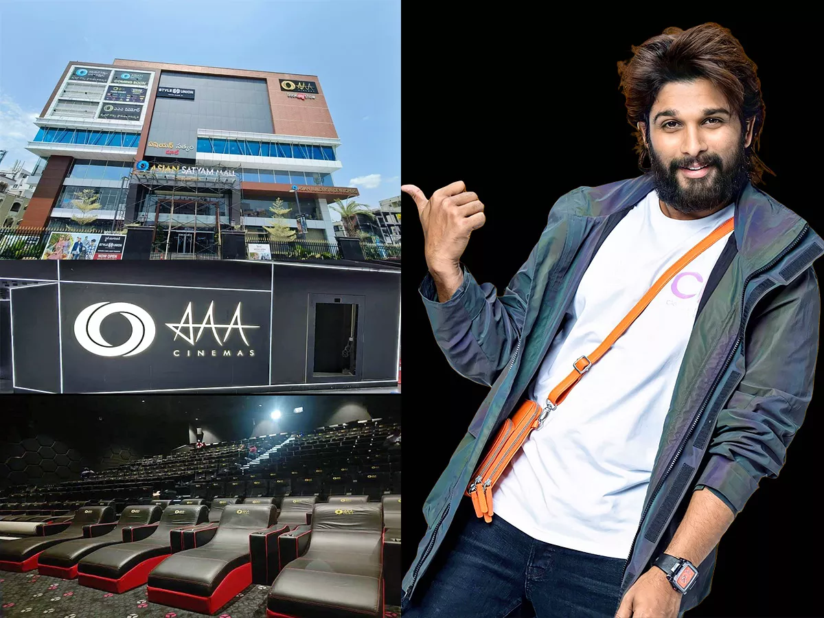 allu arjun aaa cinemas - Sakshi