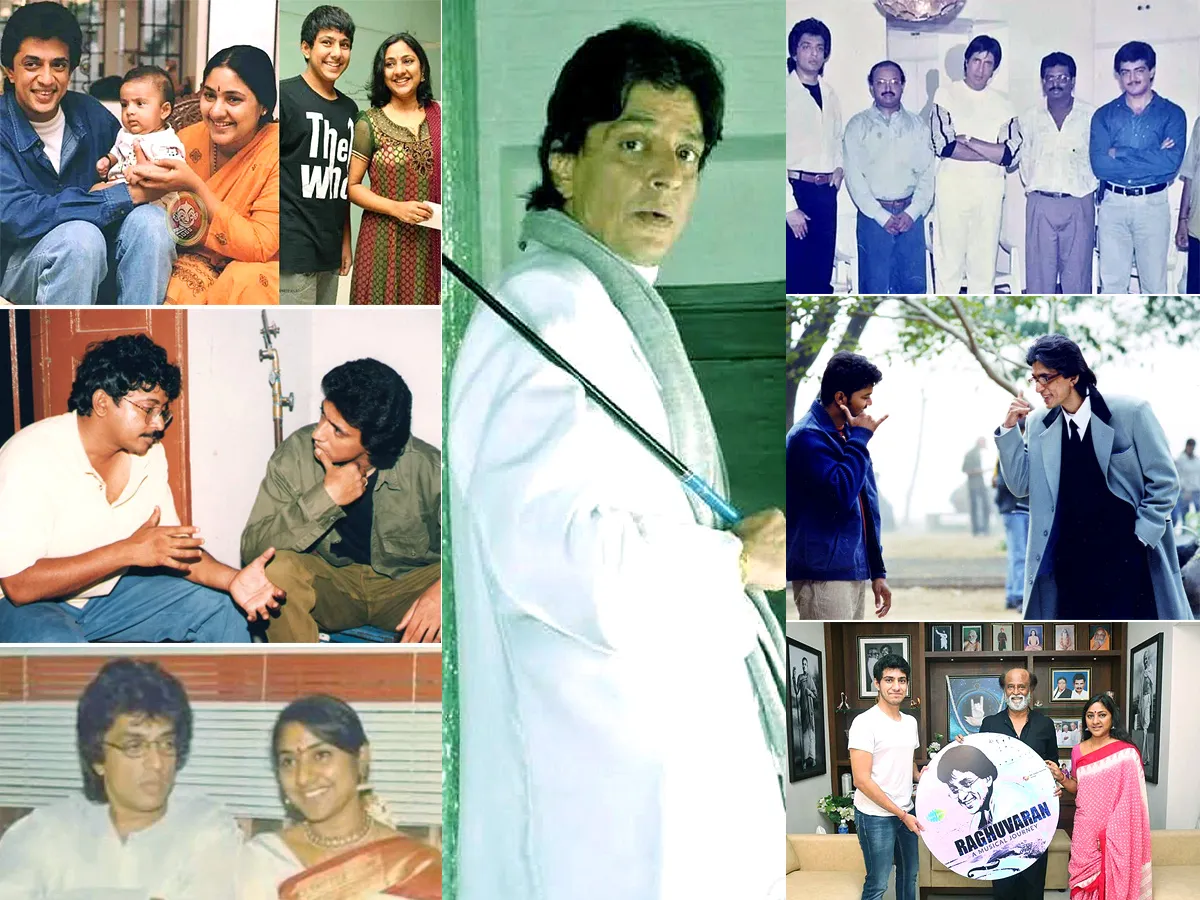 Versatile actor Raghuvaran Old Rare Photos - Sakshi