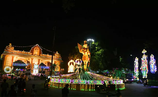 Tirumala Temple Lighting for Brahmotsavams 2023 Photos - Sakshi