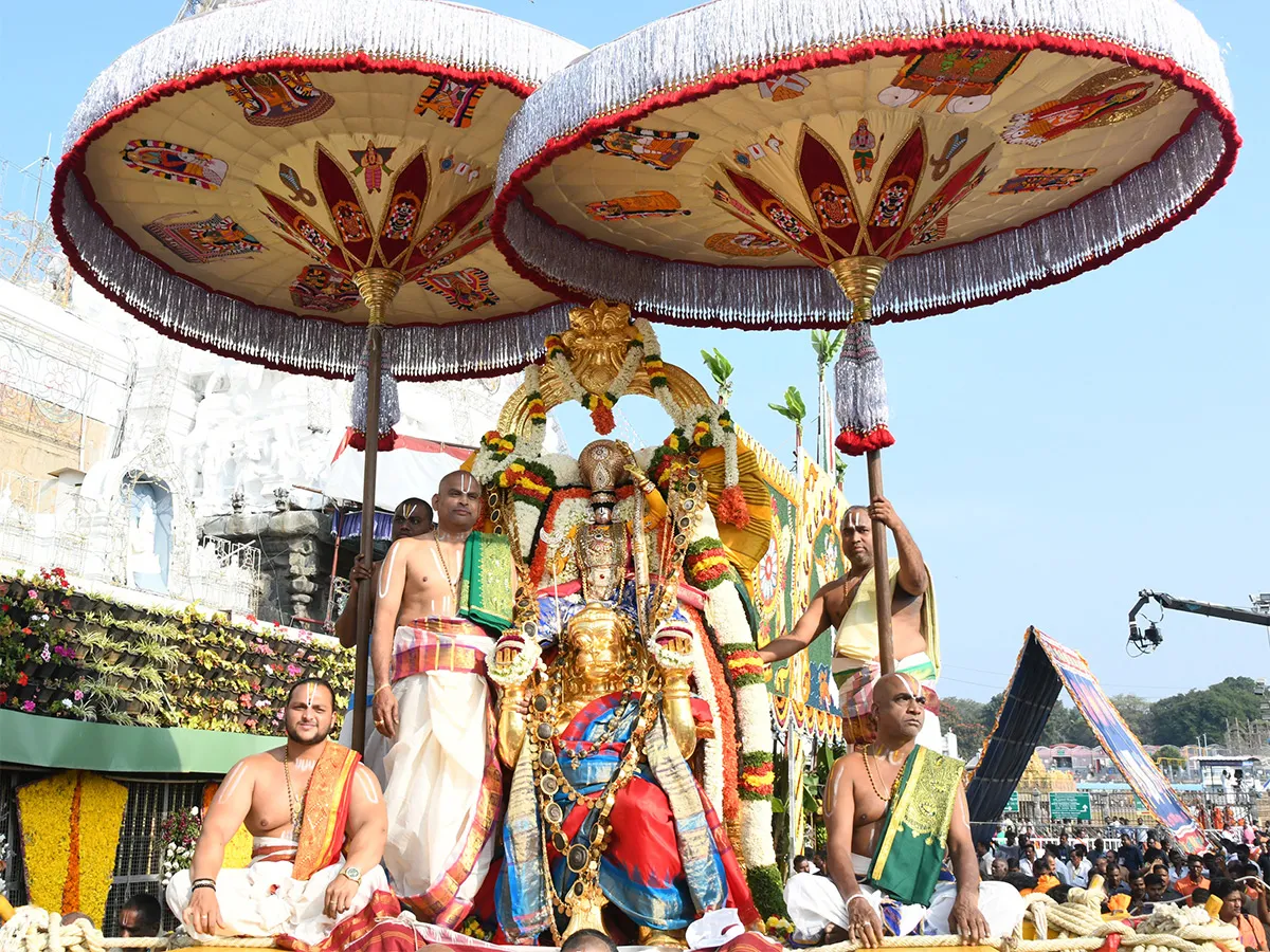 Hanumantha Vahana Tirumala brahmotsavam 2023 Pics - Sakshi