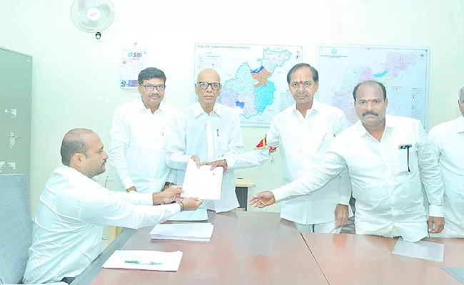 Telangana Political Leaders File Election Nomination Papers Photos - Sakshi