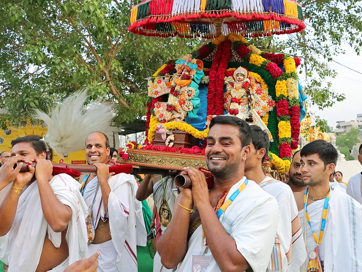 Hare Krishna Golden Temple brahmotsavam Banjara Hills - Sakshi