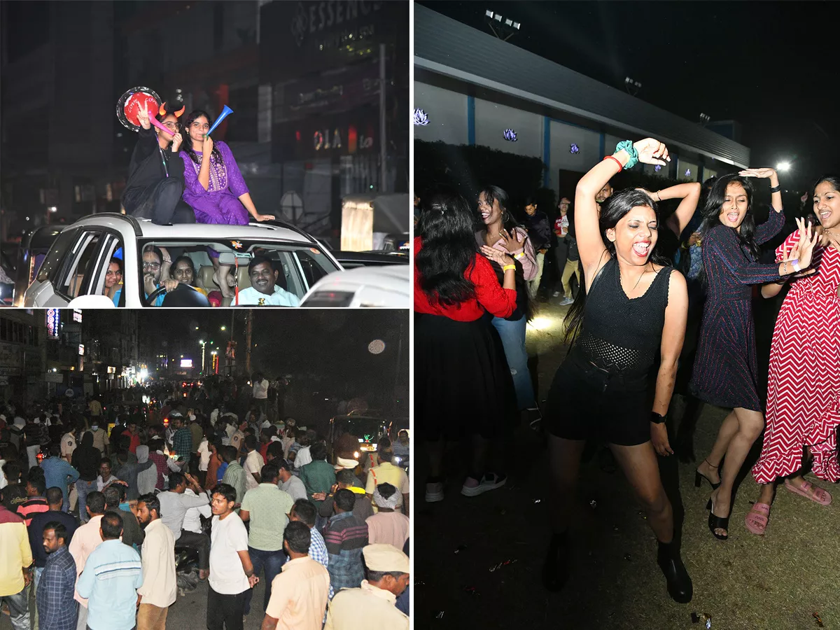 new year celebration in telugu states - Sakshi