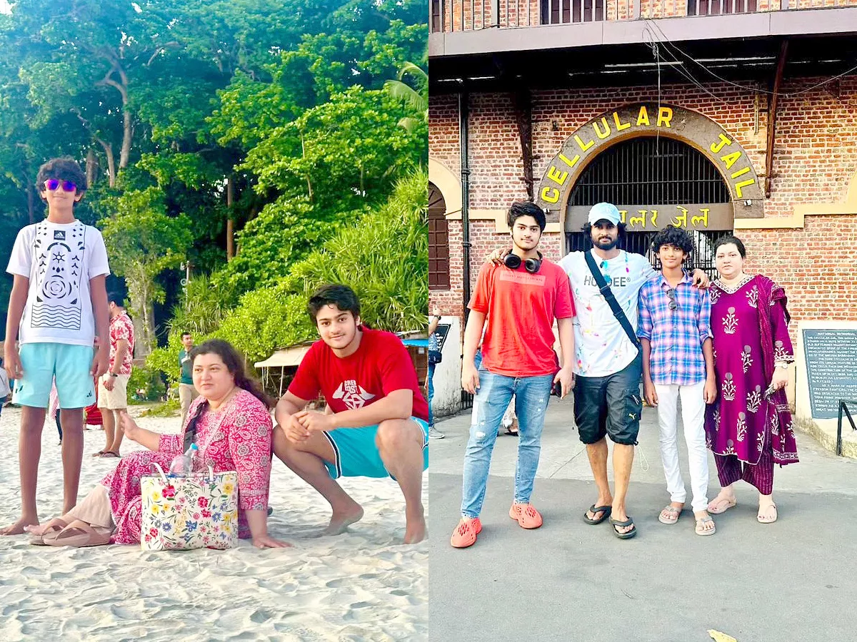 Tollywood Hero Sudheer Babu Enjoying with His family vacation Photos - Sakshi