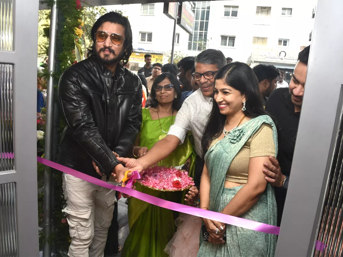 Nikhil Launches Derm AuraSKIN HAIR CLINIC Banjara Hills - Sakshi