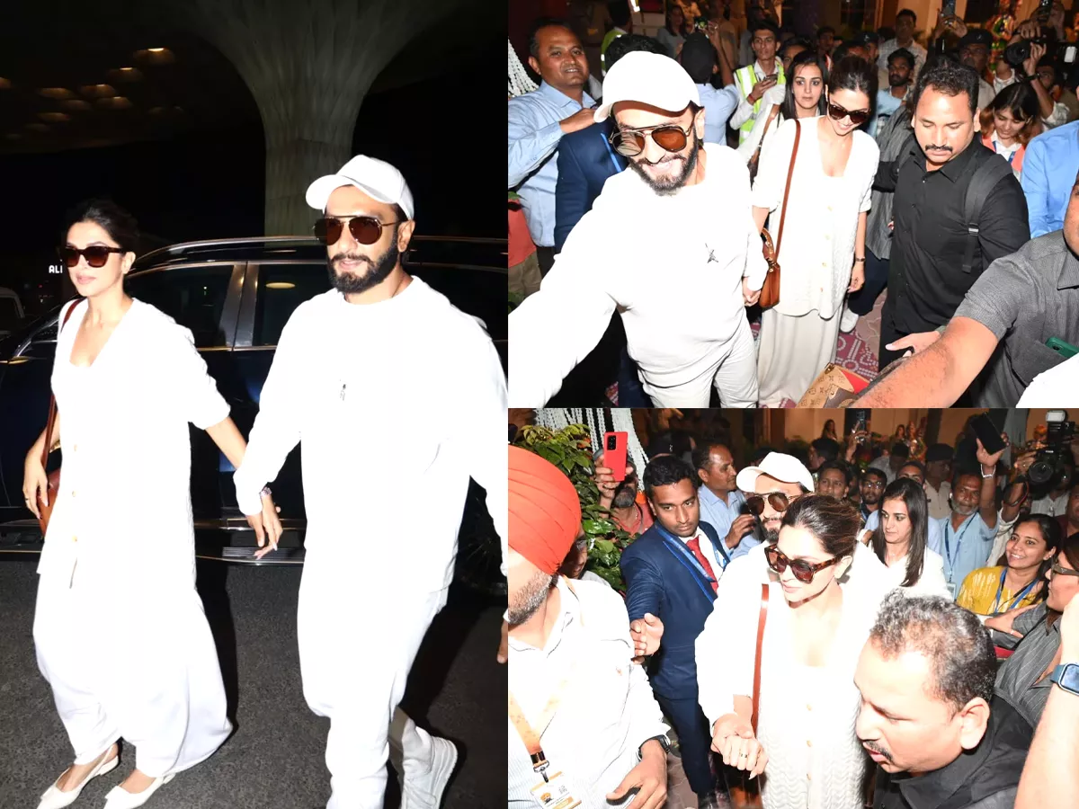 Deepika Padukone And Ranveer Spotted 1st Time After Pregnancy Announcement In Jamnagar, Photos Gallery - Sakshi