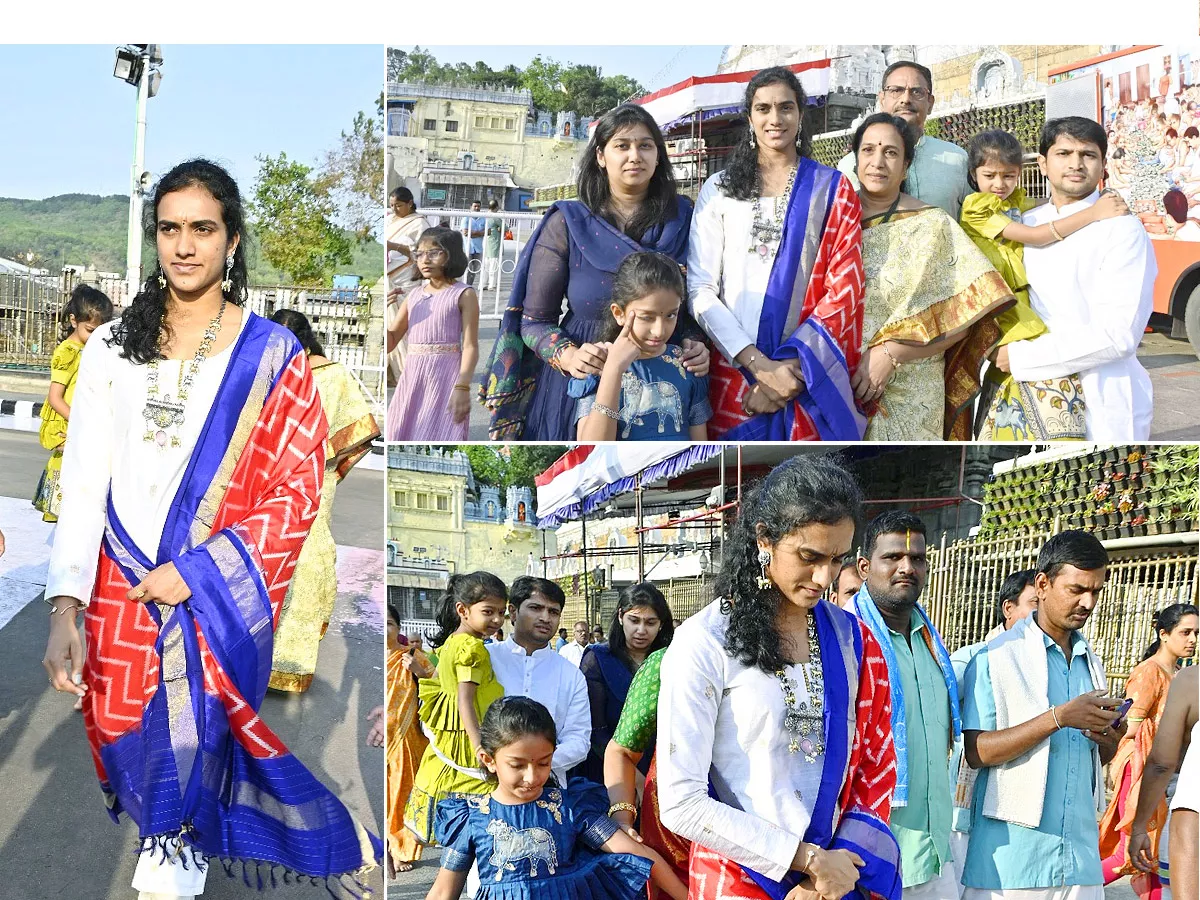 Badminton Player PV Sindhu Visited Tirumala Photos - Sakshi