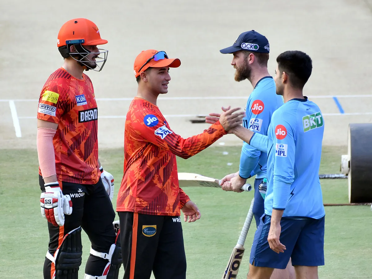 Special Photos: SRH And GT Players Net Practice At Uppal Stadium