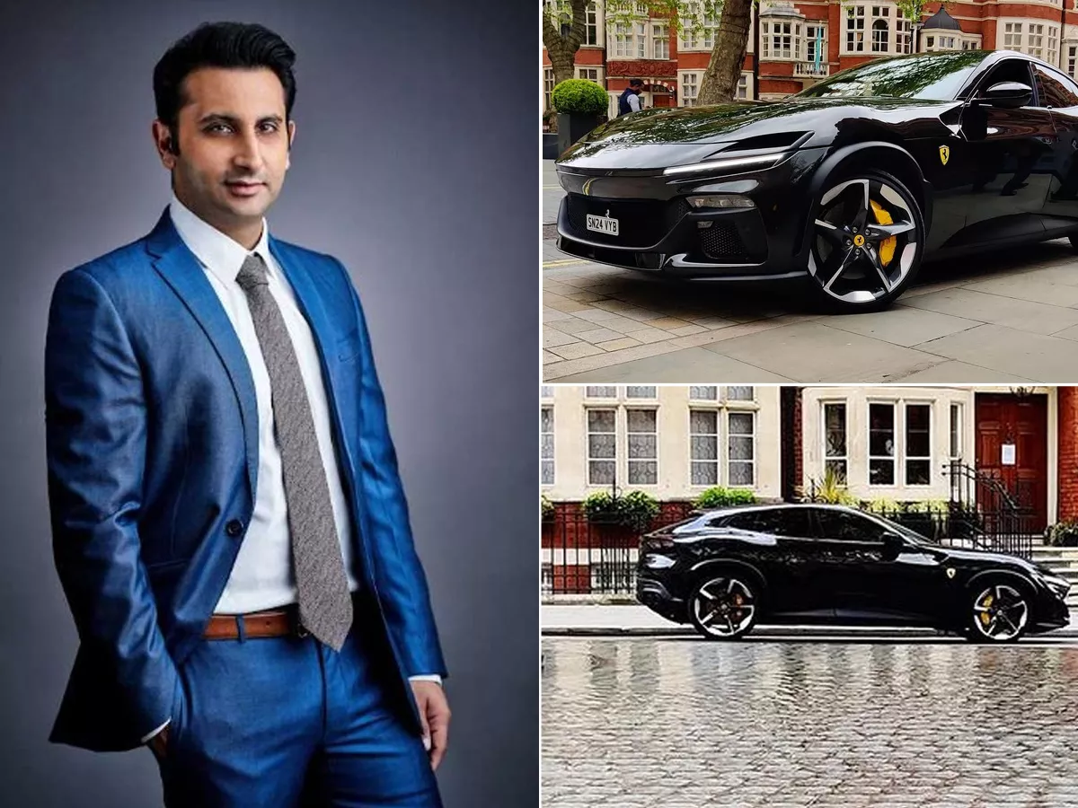 Adar Poonawalla Buys New Ferrari Purosangue Car: Photos