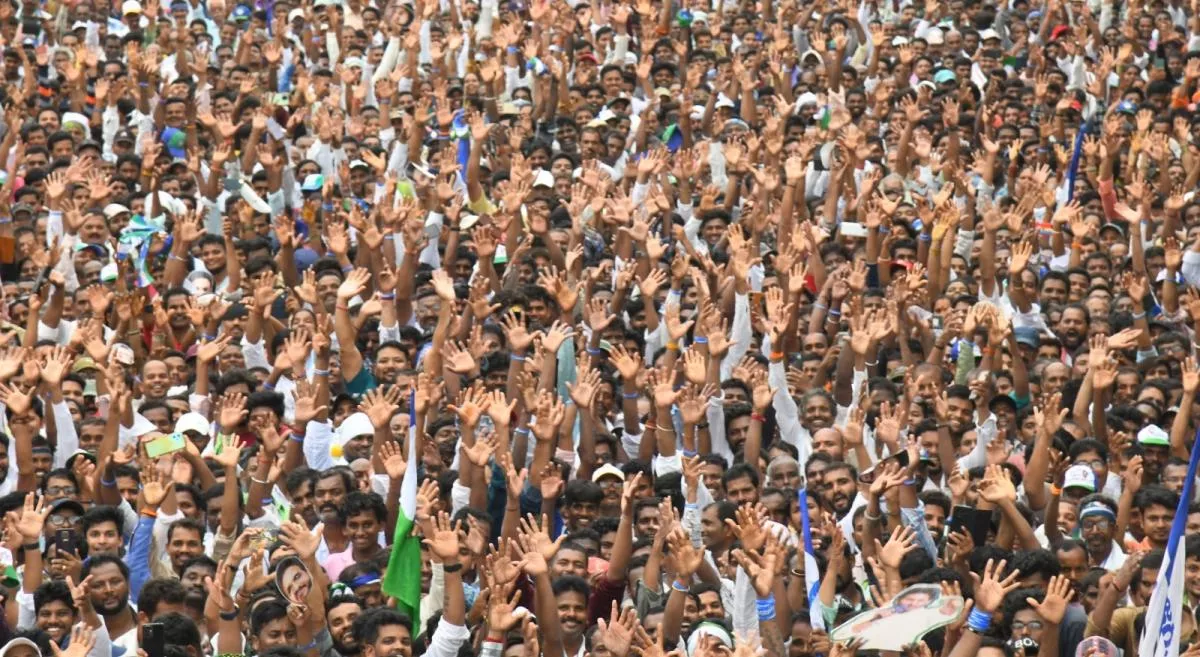 CM YS Jagan At Gajuwaka Road Show In Visakhapatnam: Photos