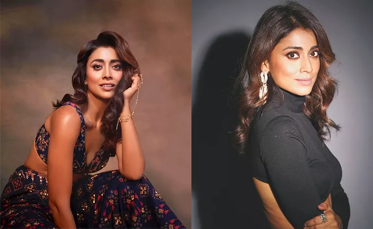 Actress Shriya Saran Latest Black Outfit Goes Viral