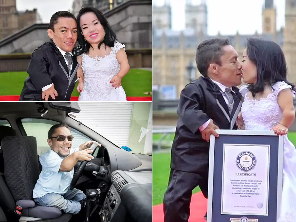 Worlds Shortest Married Couple Makes Guinness World Record