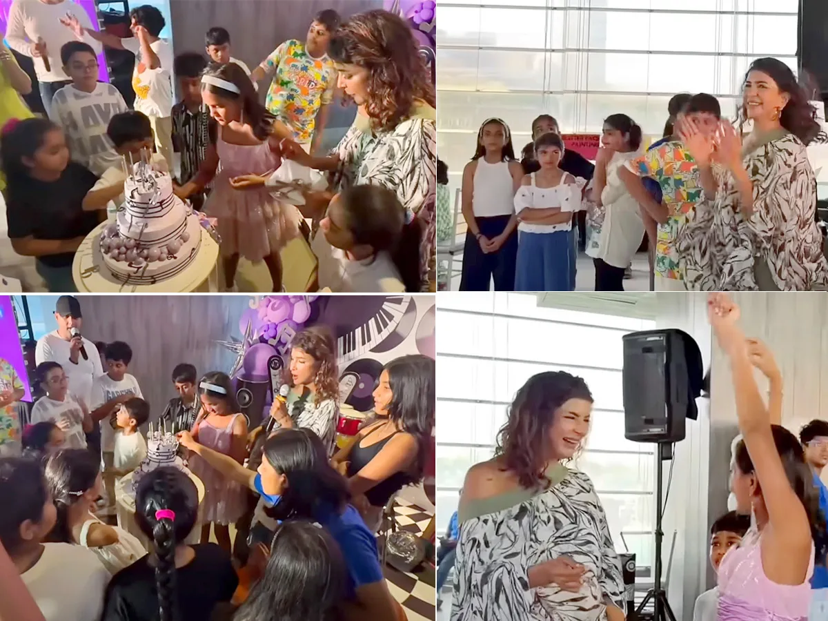 Lakshmi Manchu daughter birthday celebrations Photos