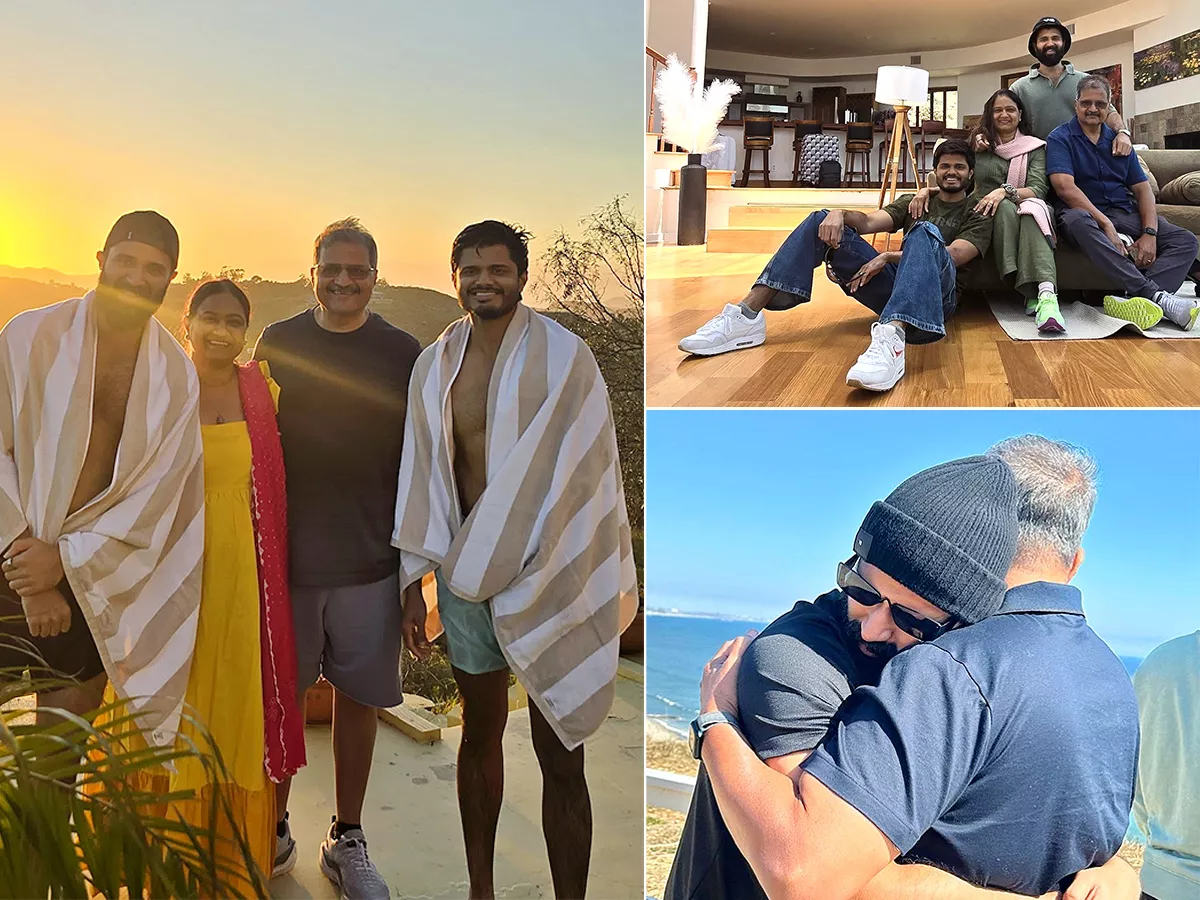 Vijay Deverakonda Family Tour Photos