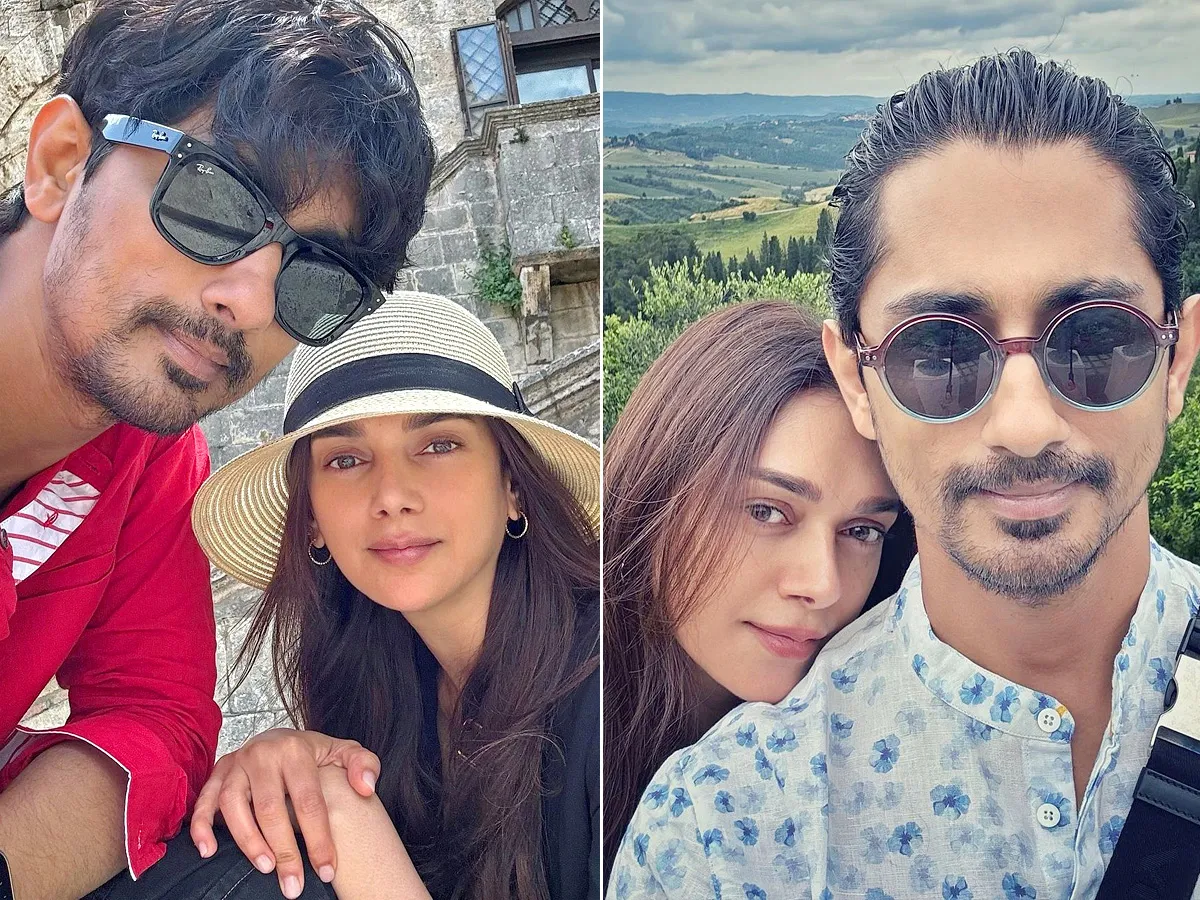 Aditi Rao And Siddharth Enjoy Italian Vacation Photos