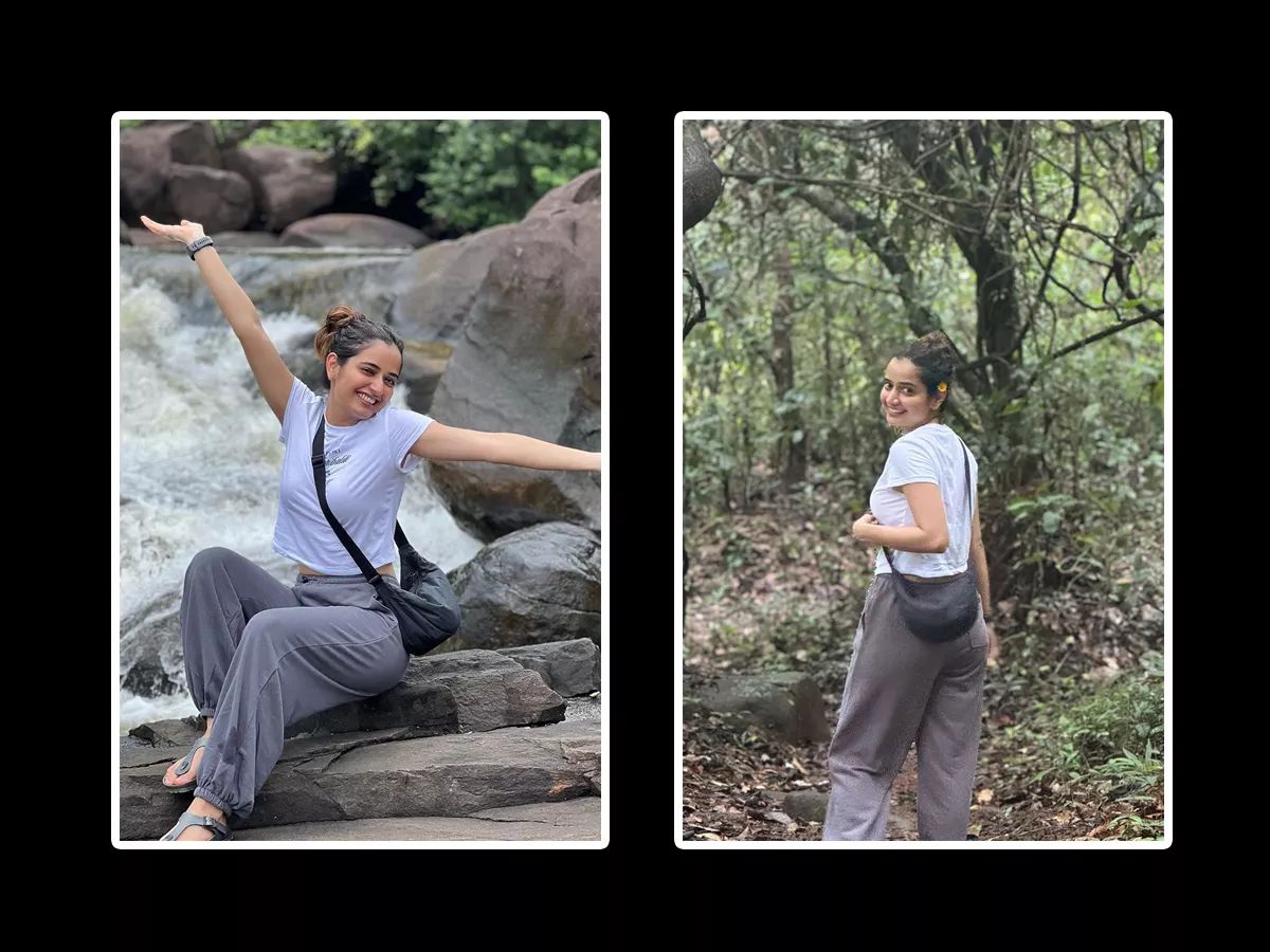 Viswambhara Beauty Ashika Ranganath Is On Mangalore Vacation Photos Goes Viral