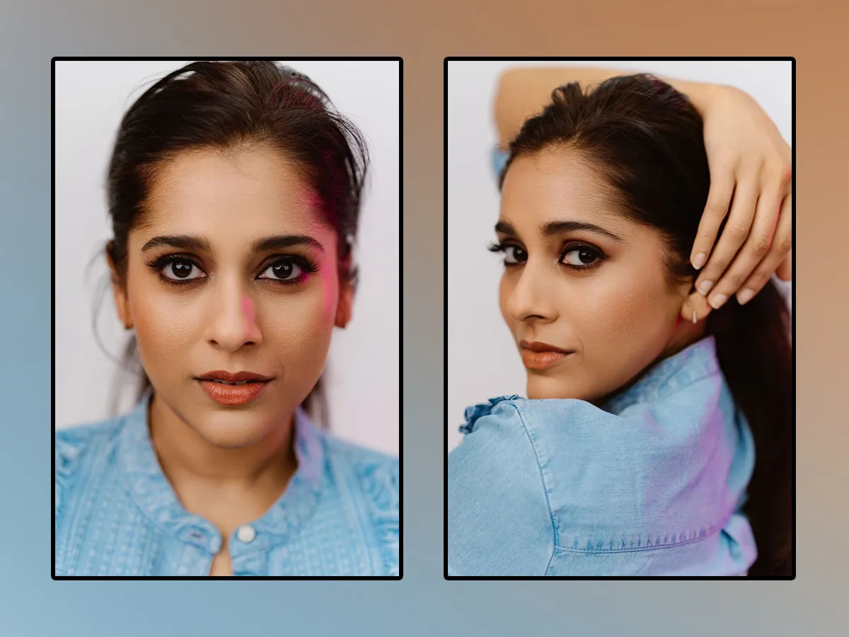 Rashmi Gautam Shared Closeup Still Photos In Blue Denim Jacket