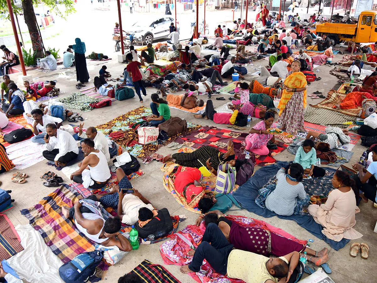 Fish Prasadam Distribution at Nampally Photos