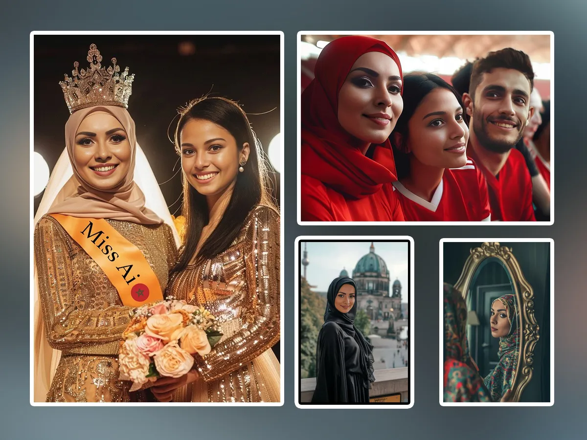 Moroccan Beauty Won Worlds First Miss AI Beauty Pageant