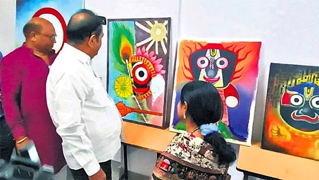 Display of Sri Jagannath's Art Photos