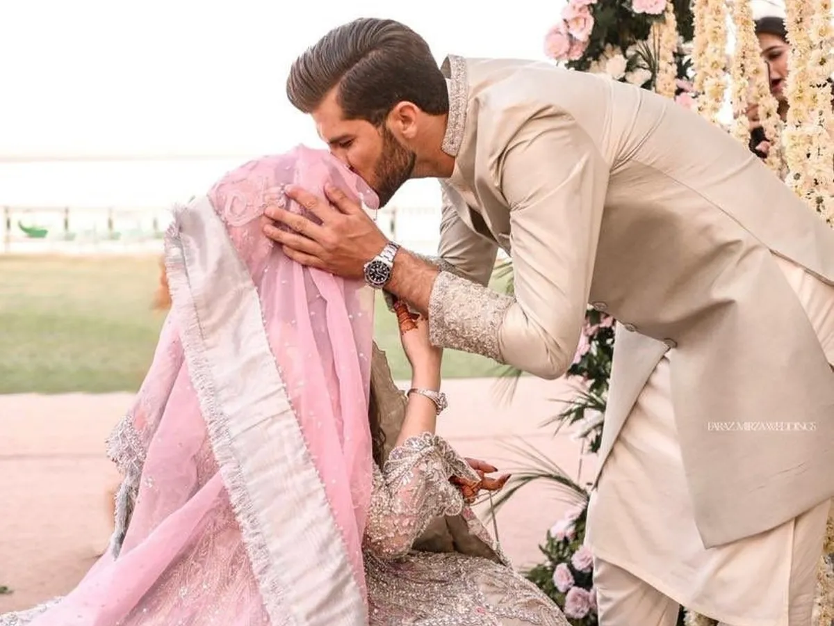 Baby on the way for Pakistan cricket star Shaheen Afridi and his wife Ansha Photos