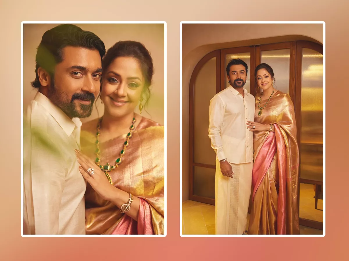 Beautiful Couple Surya And Jyotika Stunning Photos Viral