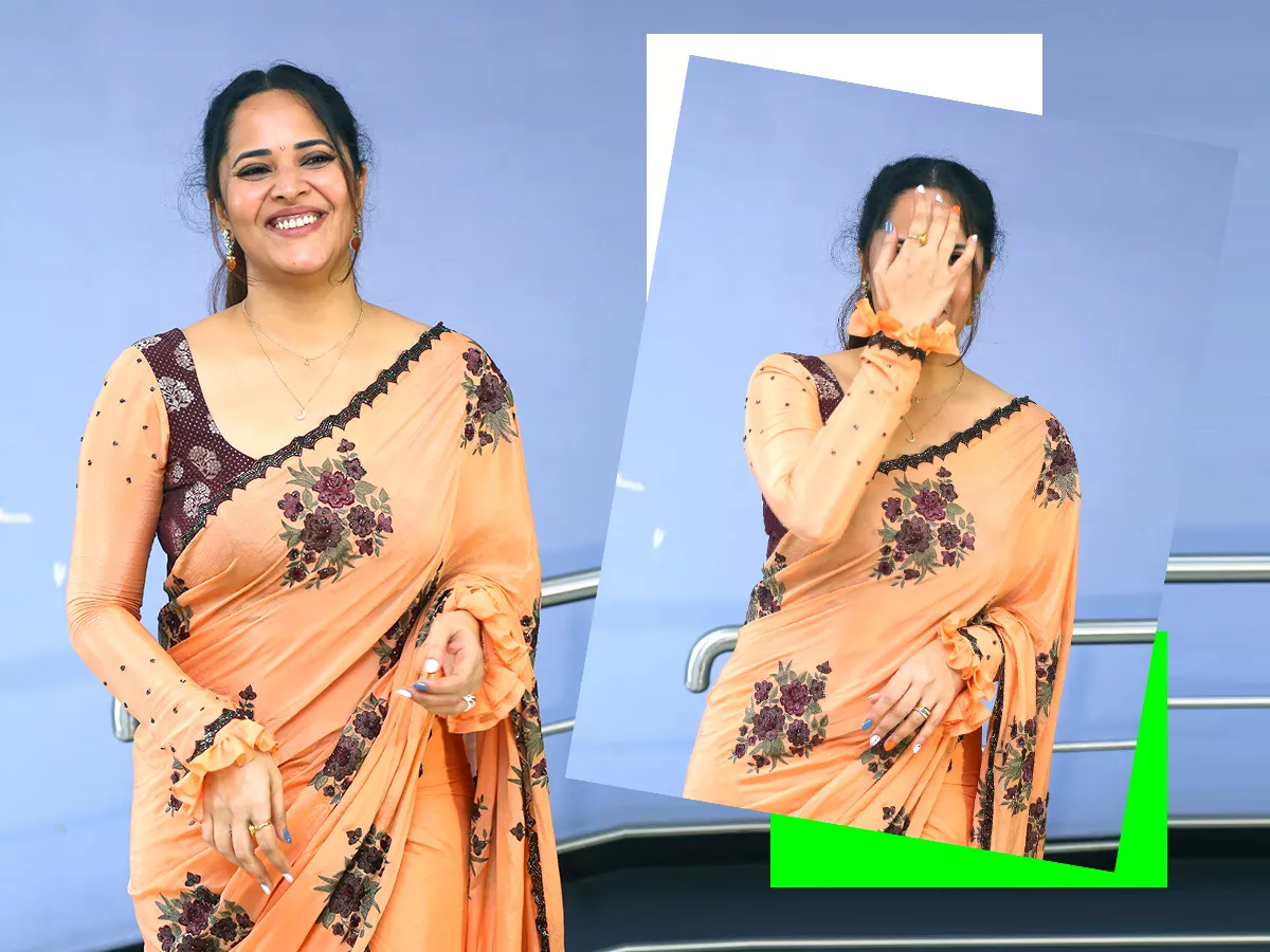 actress anasuya bharadwaj saree photos