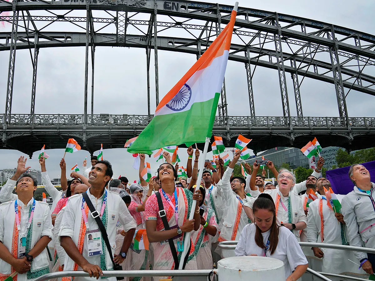 Paris : During the opening ceremony of the 2024 Summer Olympics