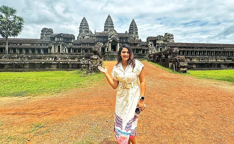 Telugu actress Himaja heads out for a Cambodia Trip Photos