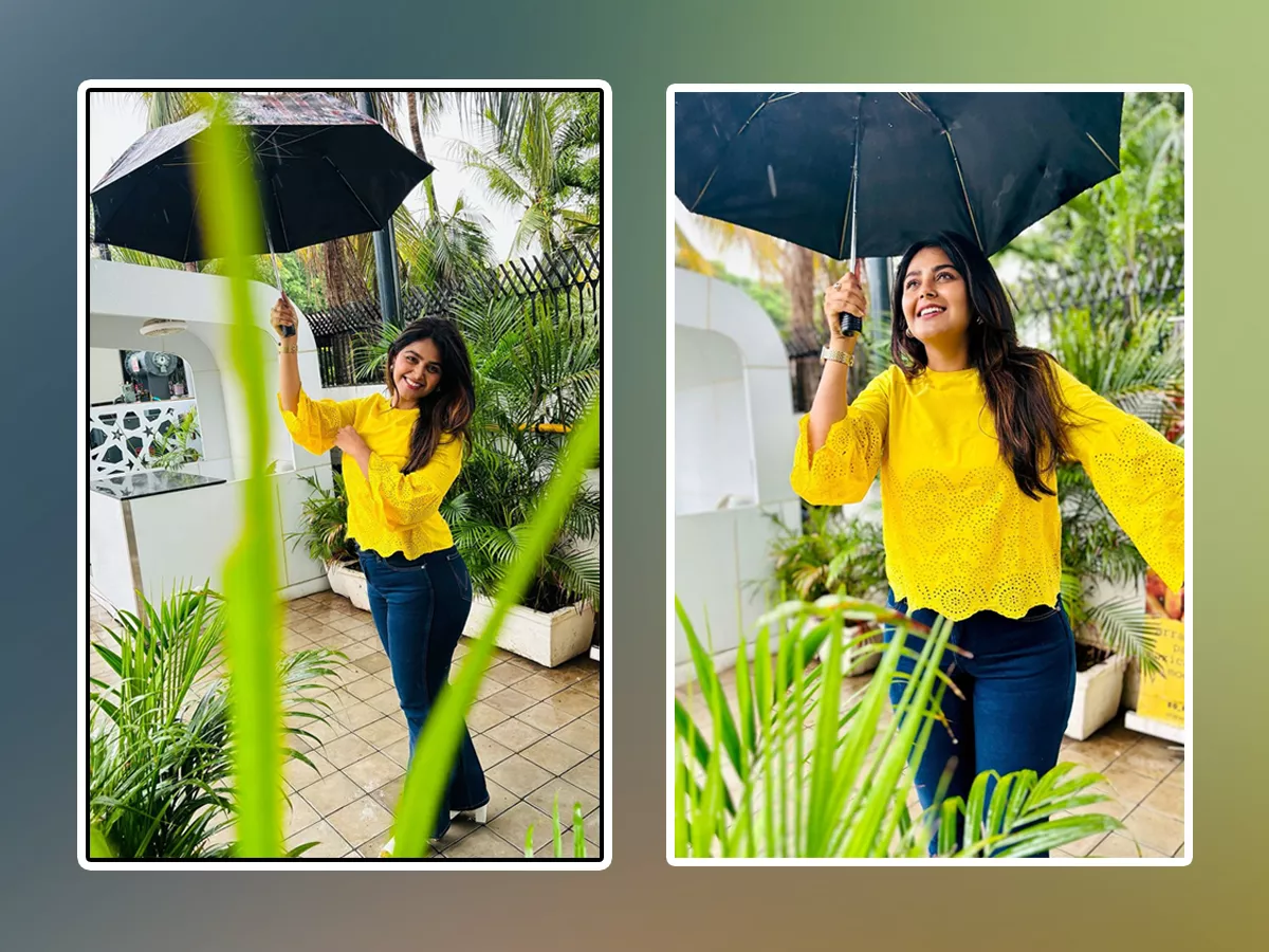 Bigg Boss Beauty Monal Gajjar Dancing In Rain Photos Goes Viral