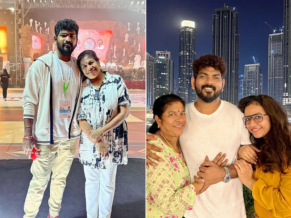 Vignesh Shivans Mother Birthday Celebrations Photos