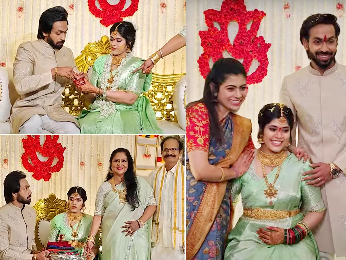 Maanas Nagulapalli Shared his Wife Seemantham Function Photos