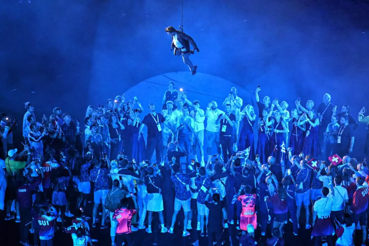 Tom Cruise At Paris Olympics 2024 Closing Ceremony Photos