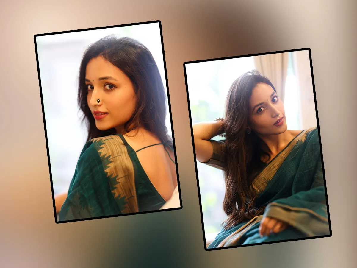 Srinidhi Shetty Latest Pics In Green Saree Goes Viral