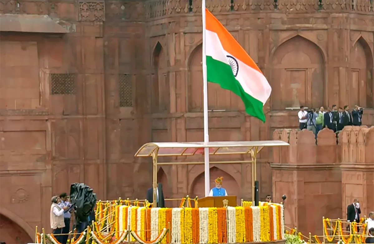 Independence Day 2024 PM Modi Flag Hoisting Live Updates