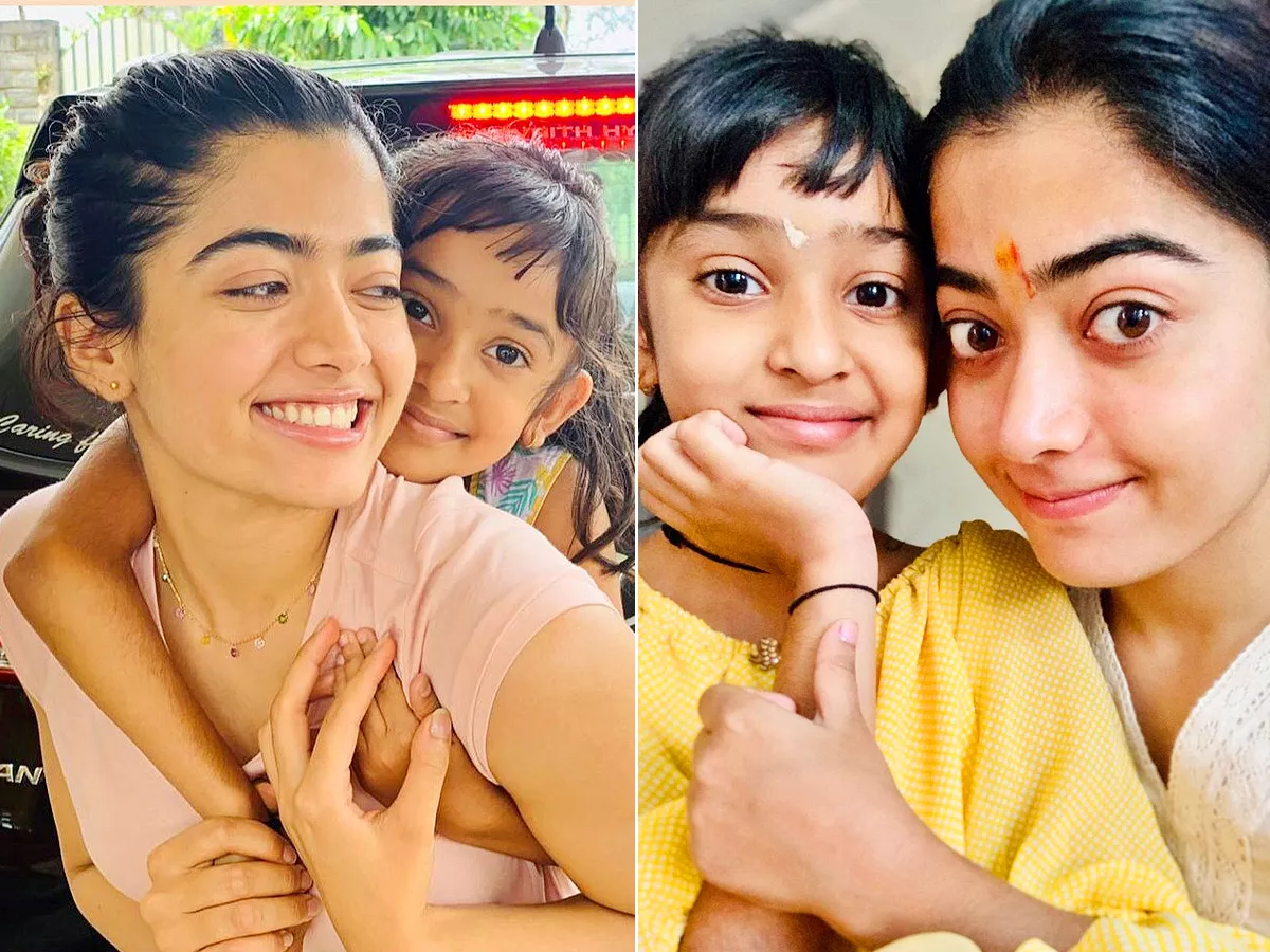 Rashmika Mandanna shares adorable moments with her little sister Photos