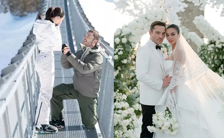 AmyJackson Tied The Knot With Her Long-time Beau Ed Westwick