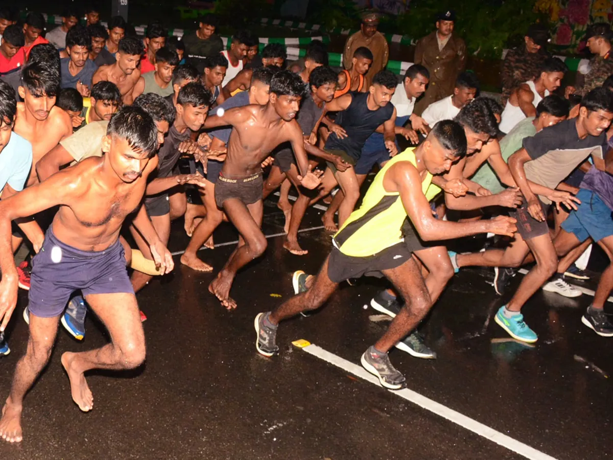 Army Recruitment In Visakhapatnam Photos