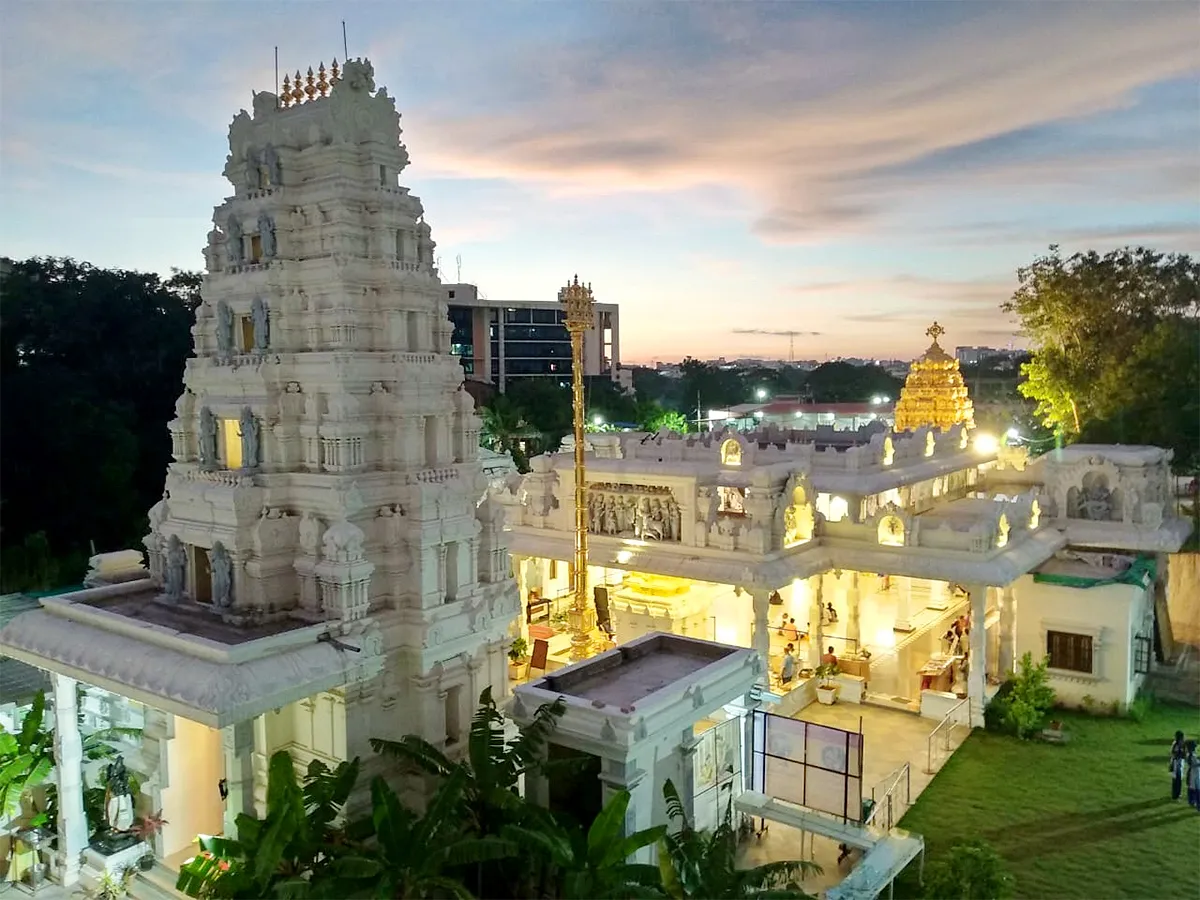 Hare Krishna Golden Temple at Banjara Hills Photos