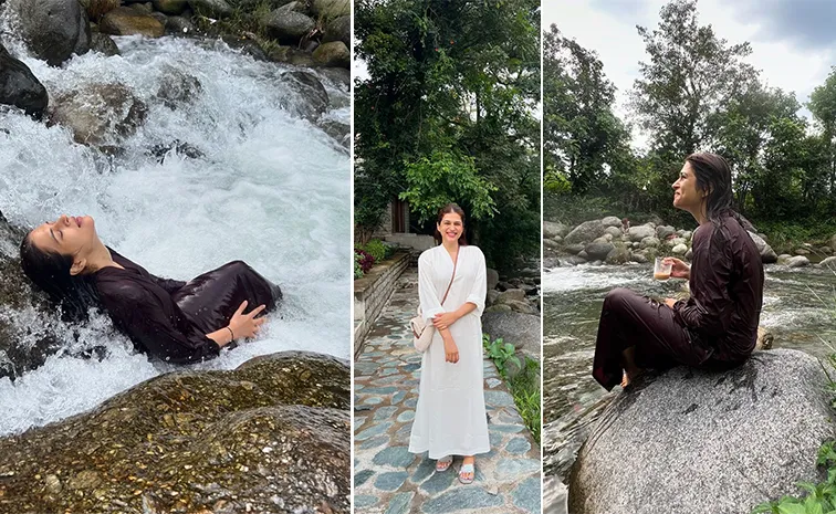 Actress Shraddha Das Chilling Out In Dharamshala