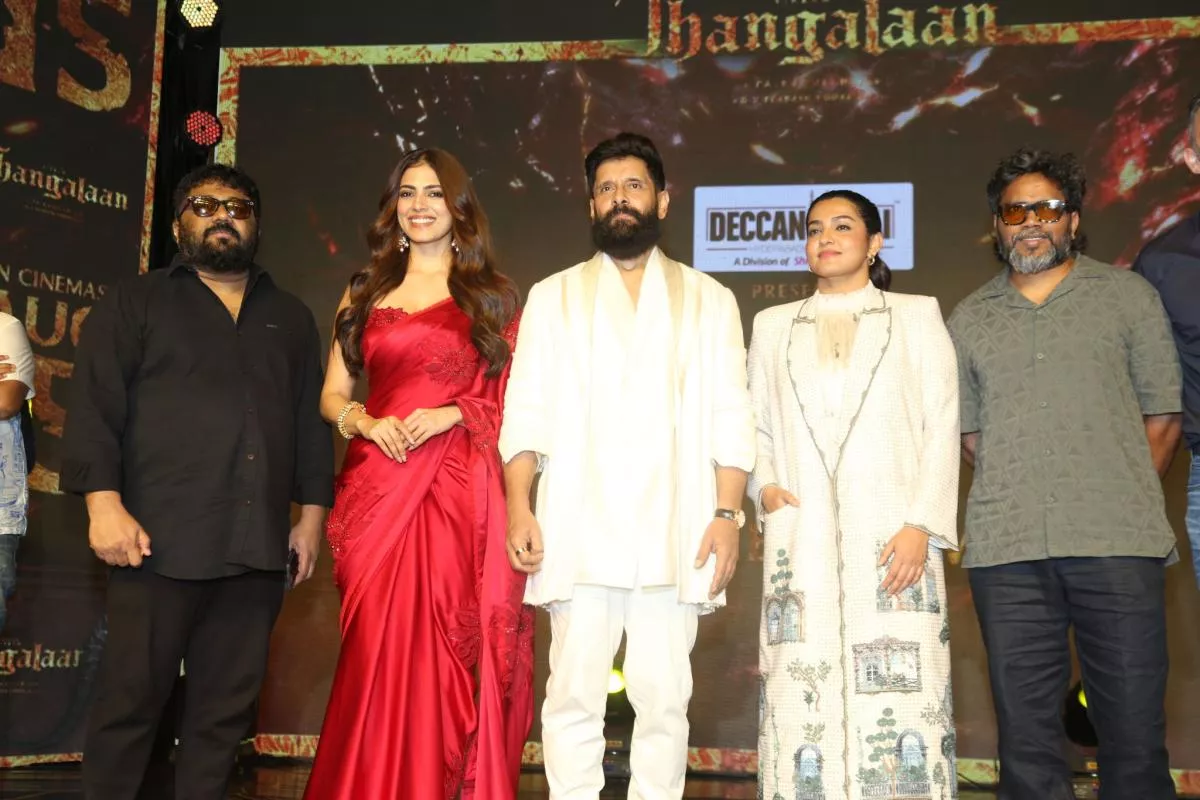 Vikram: Thangalaan Movie Pre Release Event Photos