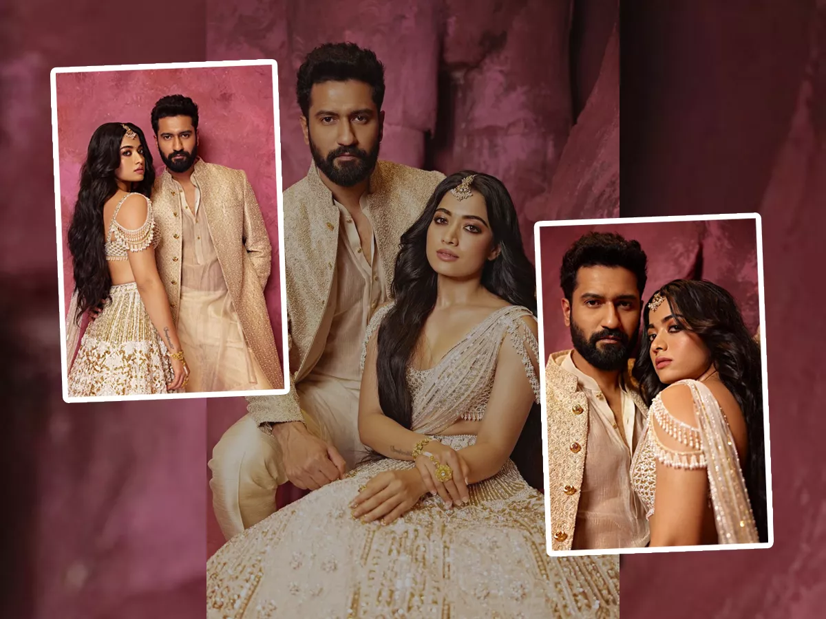 Photos Of Vicky Kaushal And Rashmika Mandanna Goes Viral