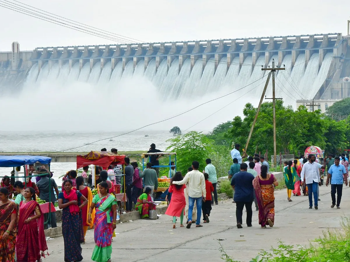 nagarjuna sagar dam gates open