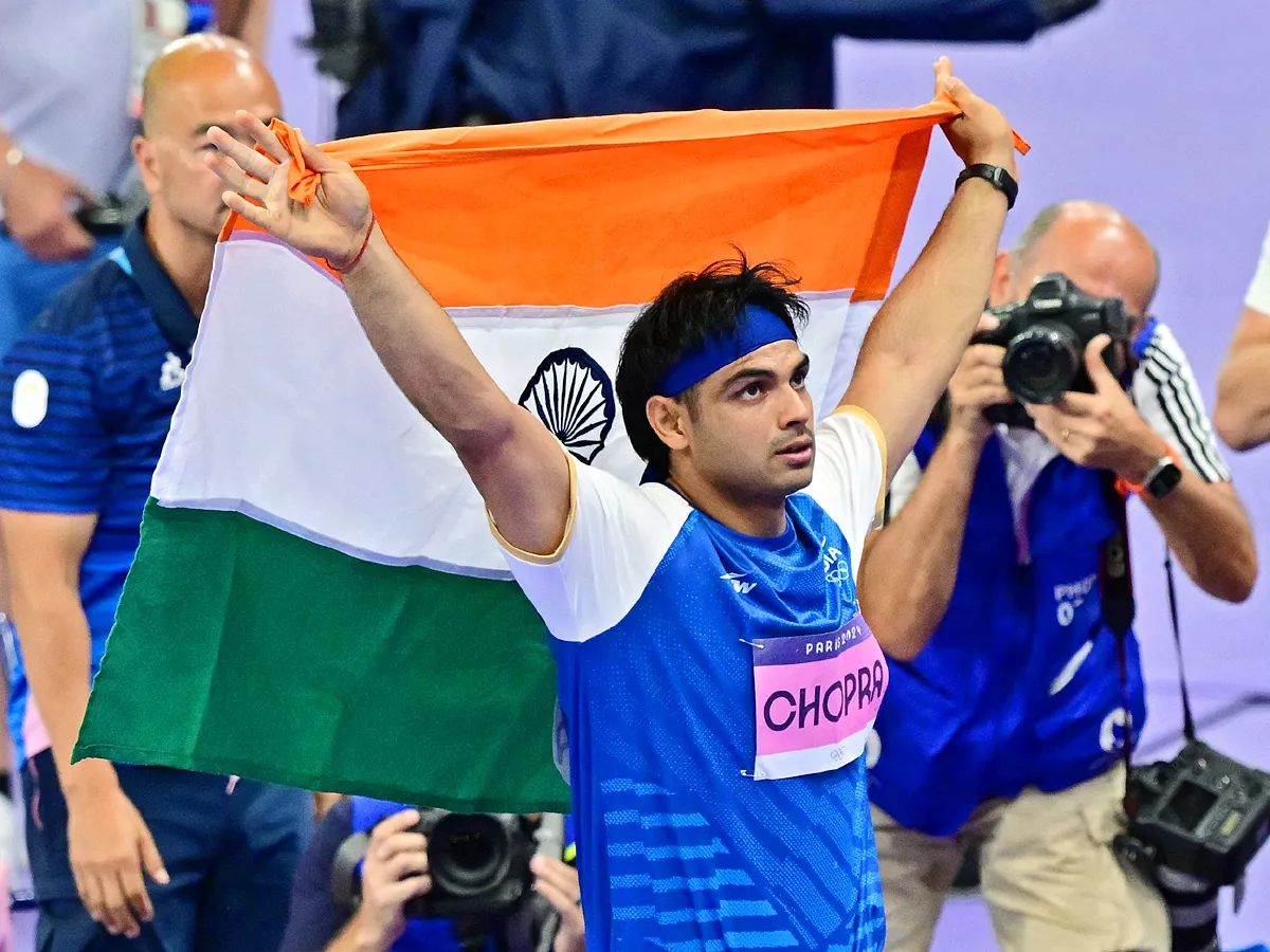 Neeraj Chopra wins silver in mens javelin, India bag hockey bronze Photos