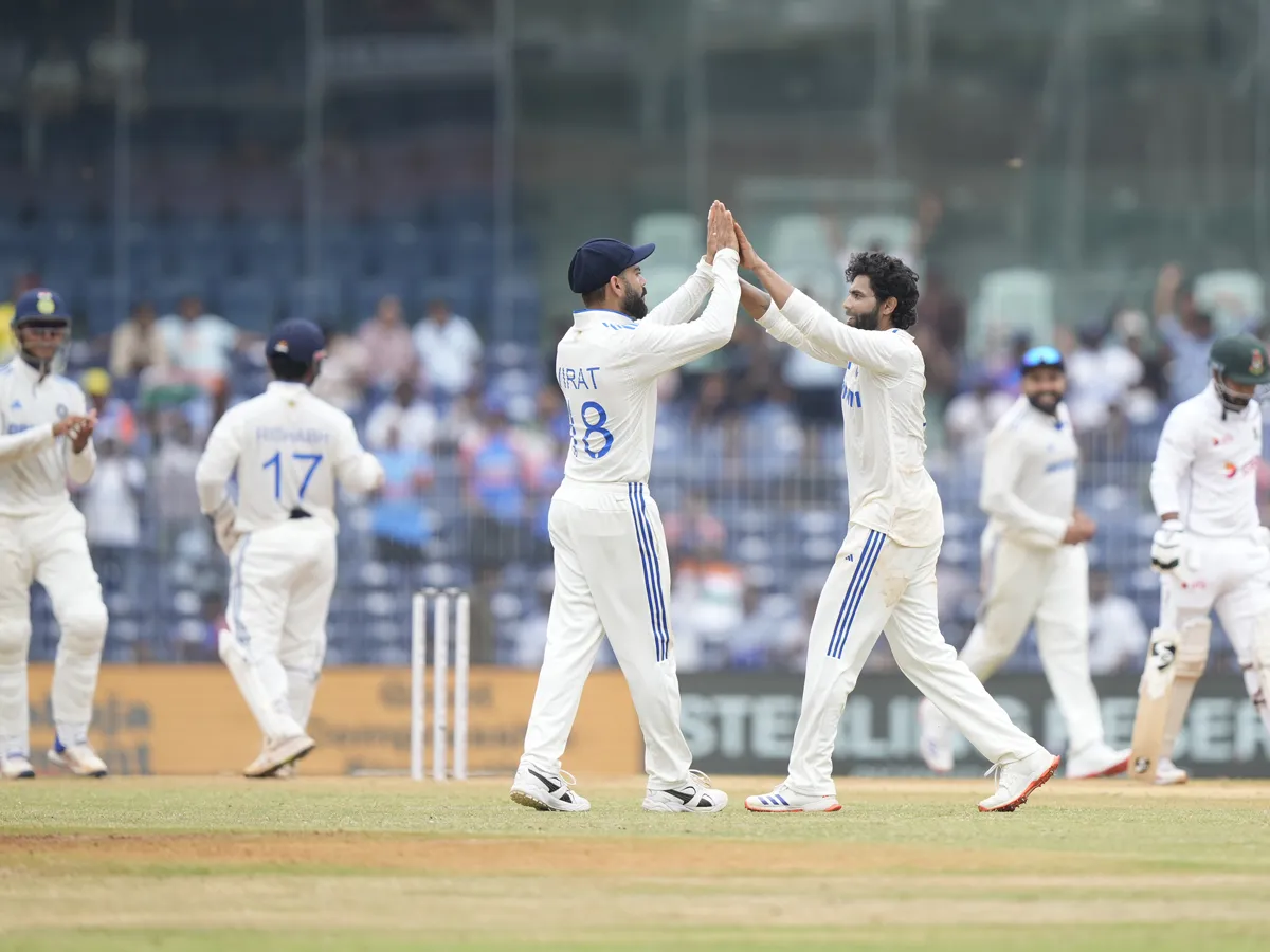 India Defeated Bangladesh By 208 Runs In 1st Test Match Day 4 Photos 