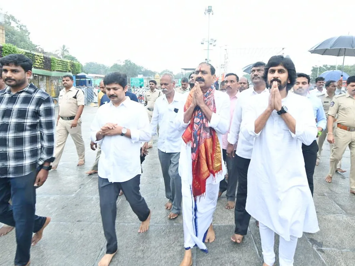 Bhumana Karunakar Reddy Took Oath In Tirumala for Laddu Controversy Photos