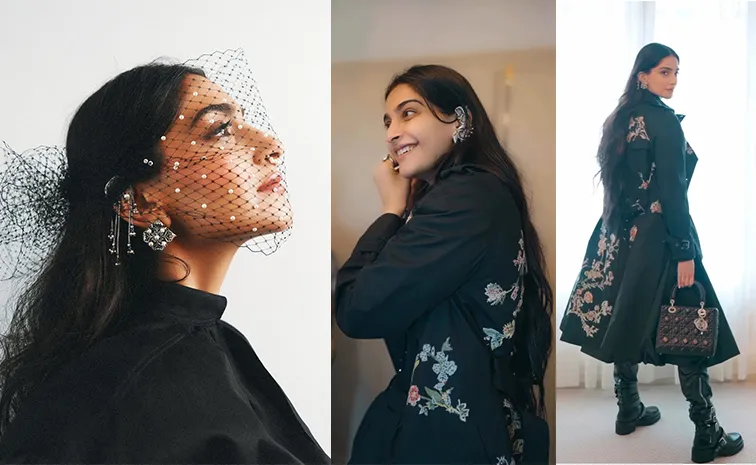 Paris Fashion Week 2024: Sonam Kapoor Shines In Black Dior Dress