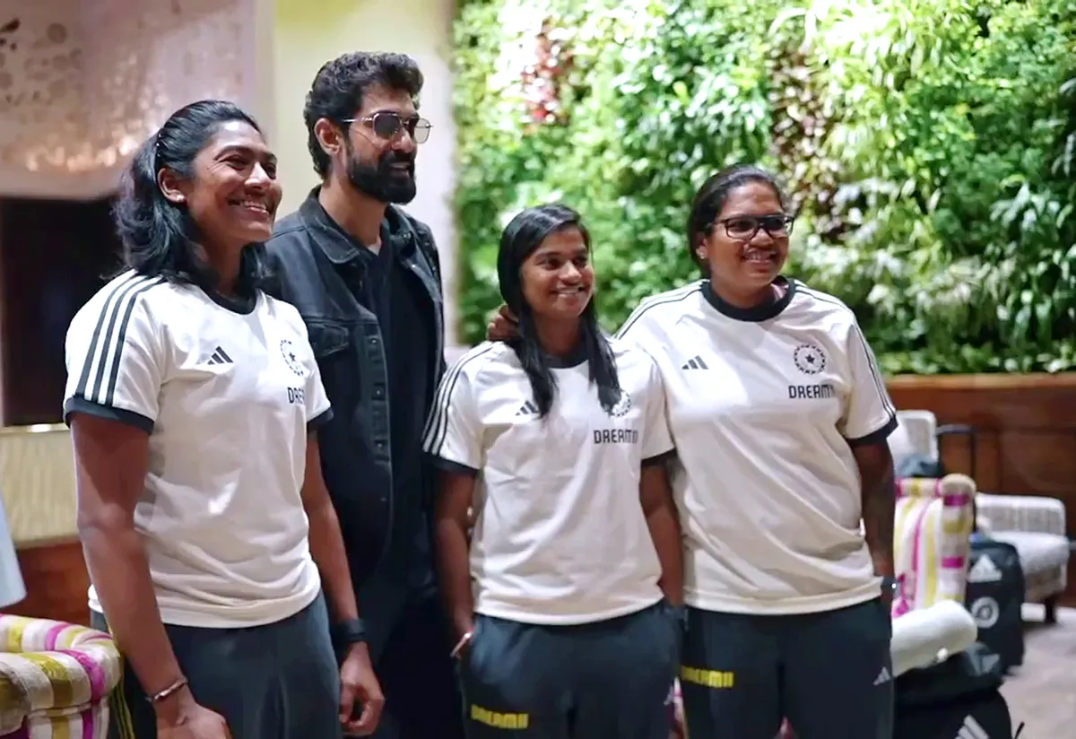 Women's T20 WC: Baahubali Actor Special Appearance In Team India's Arrival, Video in Dubai