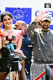 Hero Ram And Payal Rajput Inaugurates Shopping Mall At Nizamabad Photos2