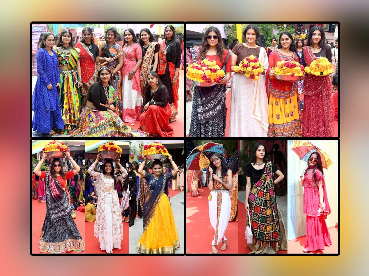 Dussehra Celebrations At Villa Marie College In Somajiguda Photos Viral